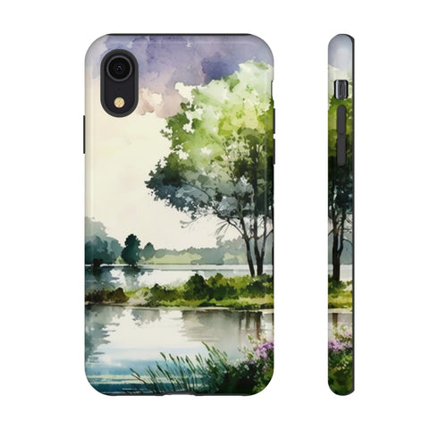 Summer Day by the Lake - Impact Resistant Phone Case
